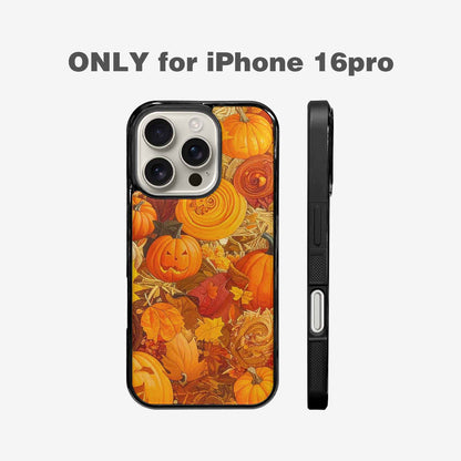 iPhone 16 Pro Case — Autumn Pumpkin Patch Autumn Pumpkin Patch, Custom Designed Case Cover