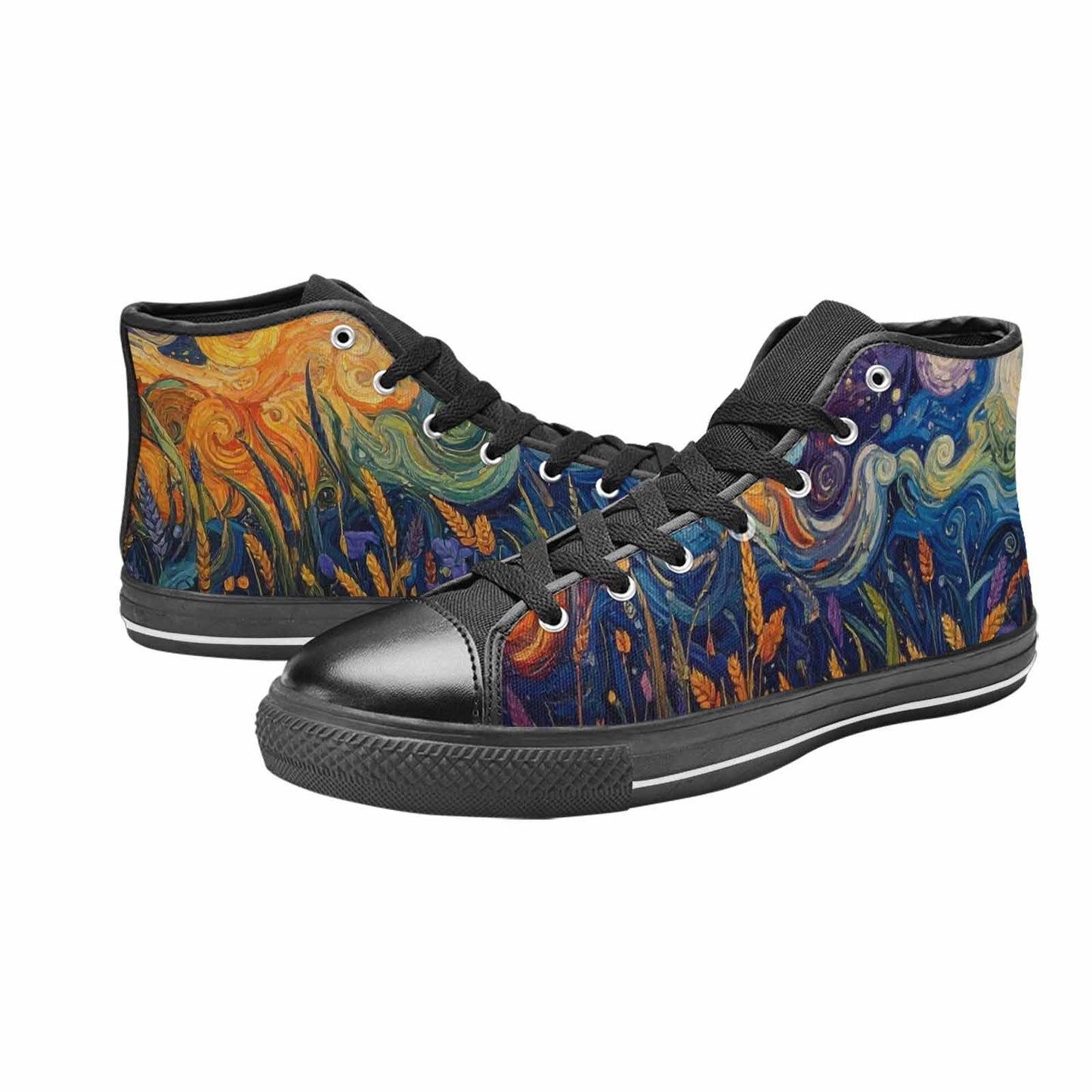 WOMEN'S Blend All Versions High Top Canvas Cottagecore Shoes