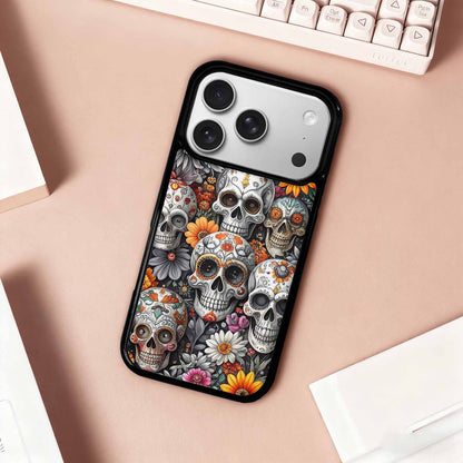 iPhone 17 Pro Case — Greyscale Black And White Dark Gothic, Custom Designed Case Cover