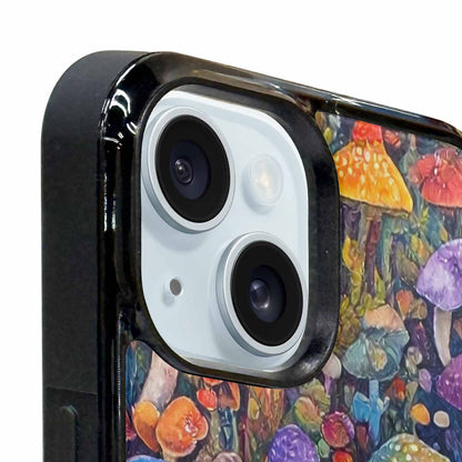 iPhone 15 Plus Case — Mushrooms General Mushrooms Pa, Custom Printed Phone Case