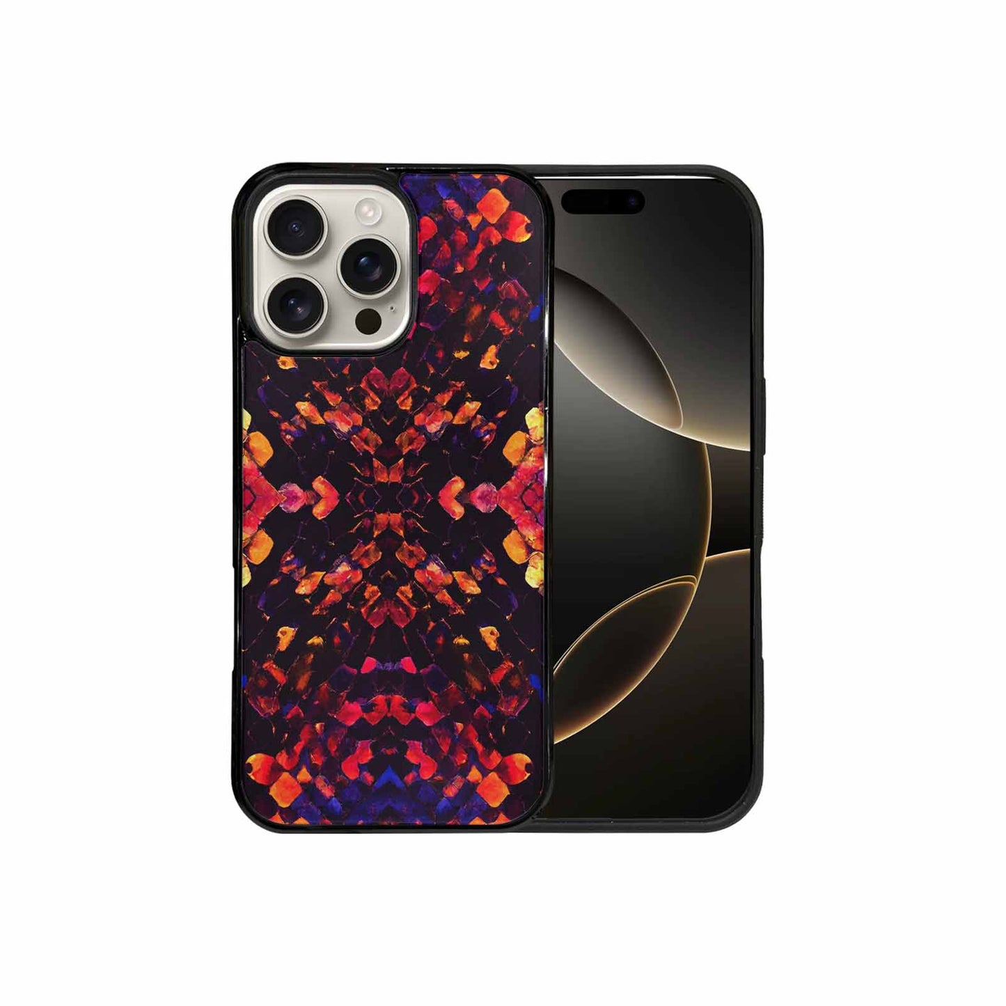 iPhone 16 Pro Max Case — Dark Snake Print, Unique Phone Case Design