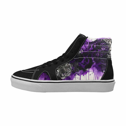MEN'S Animal Print High Top Canvas Aesthetic Custom Shoes