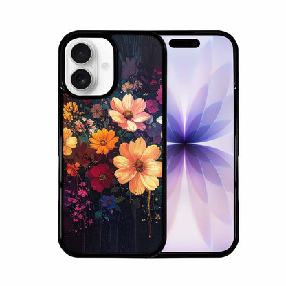 iPhone 17 Case — Shadowy Glitch Floral Pattern Floral, Personalized Phone Case