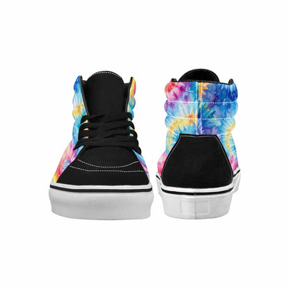 MEN'S Tie Dye Swirl High Top Canvas Dreamcore Custom Shoes