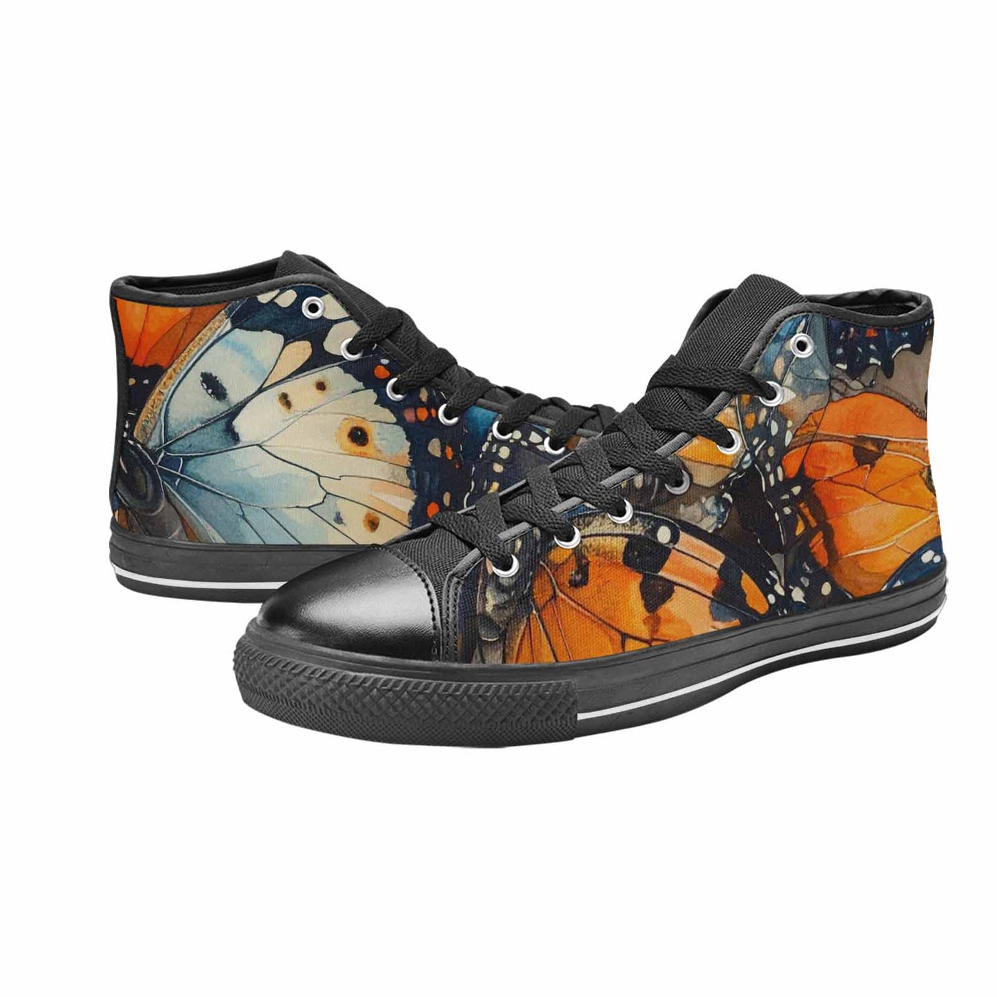 MEN'S Butterfly Wing High Top Canvas Dreamcore Custom Shoes