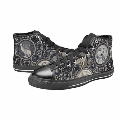 MEN'S Wolves Everywhere Collage High Top Canvas Y2K Custom Sneakers