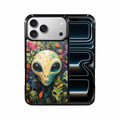 iPhone 17 Pro Max Case — Aliens Pattern Hundreds Of Alien Scifi, Custom Print Case Cover