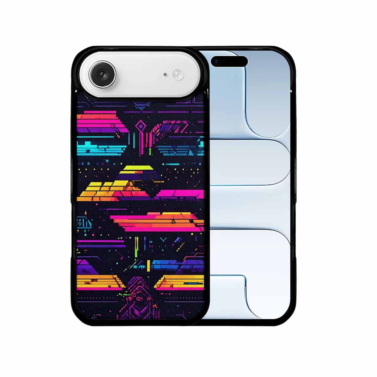 iPhone 17 Air Case — Retro Pixel Art Pattern Bit Retro, Personalized Phone Case