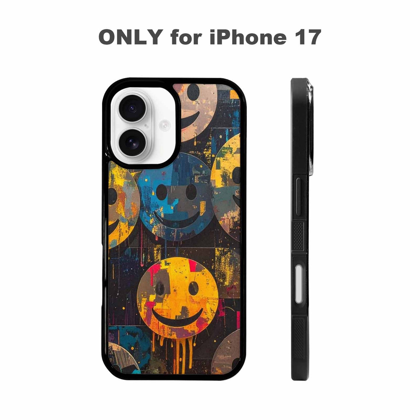 iPhone 17 Case — Smiley Faces Camosmiley Faces Camo, Custom Phone Case