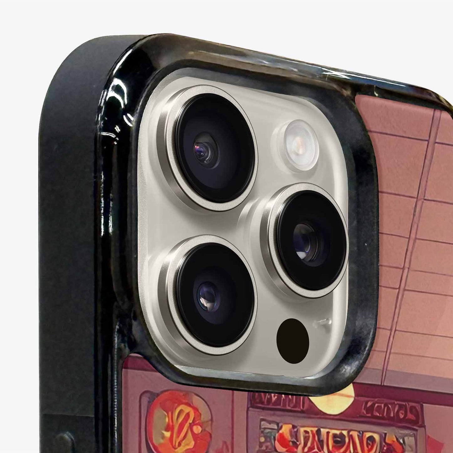 iPhone 16 Pro Max Case — 1950s Diner Cartoon Art Pattern, Original Design Phone Case