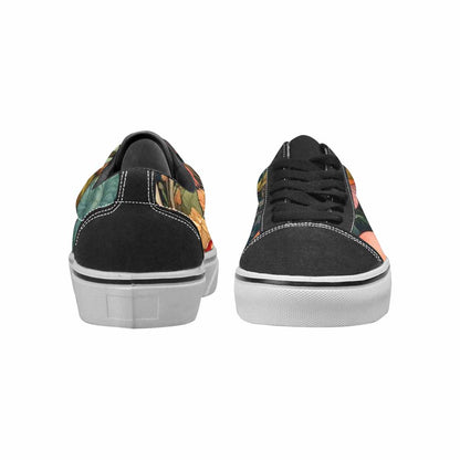 WOMEN'S Mushrooms  Botanical Mushrooms Lace-Up Canvas Grunge Shoes