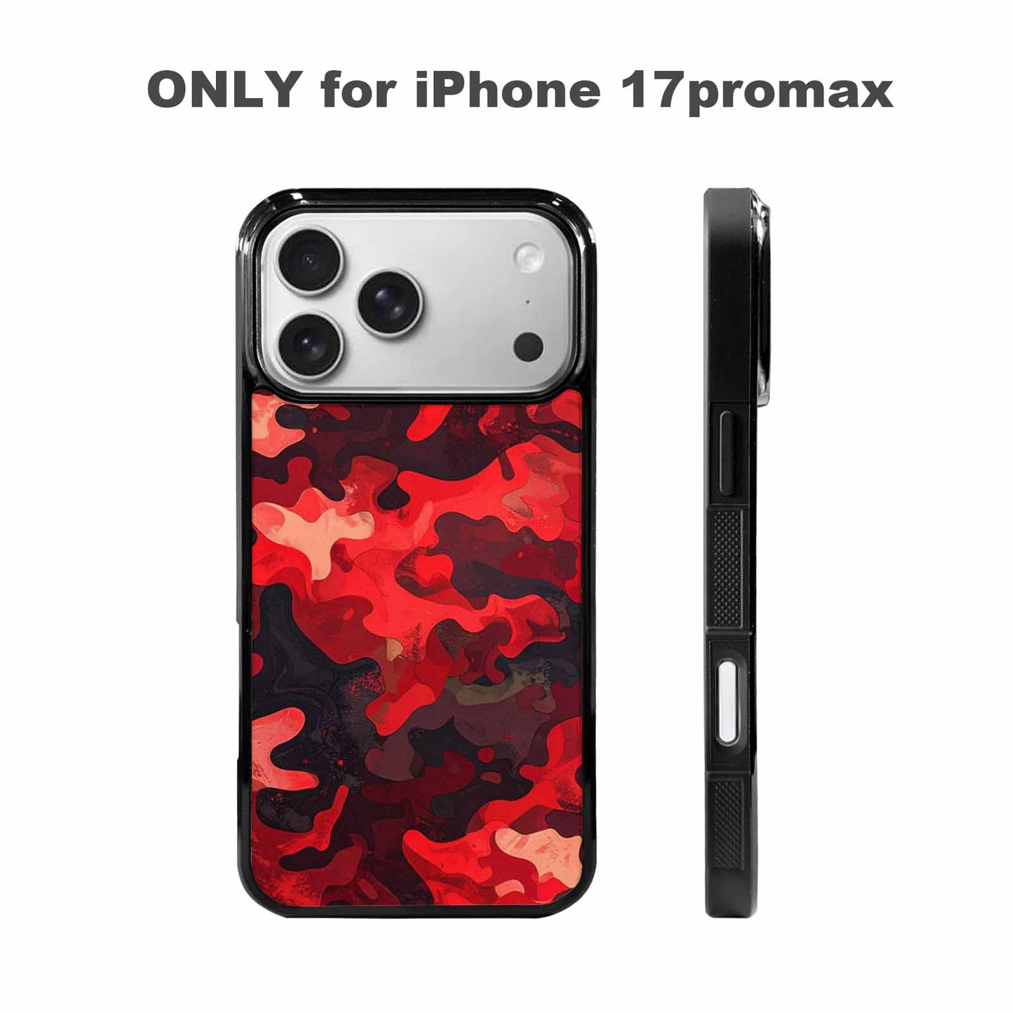 iPhone 17 Pro Max Case — Small Military Camouflage Blotch Camo, Custom Print Case Cover