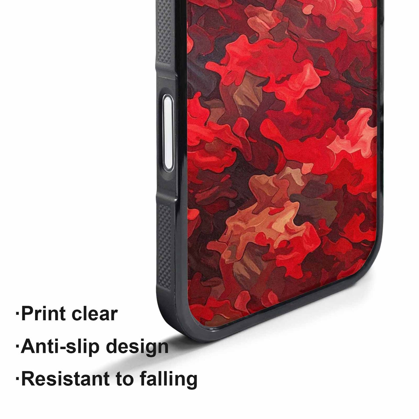 iPhone 17 Pro Max Case — Small Military Camouflage Blotch Camo, Custom Print Case Cover
