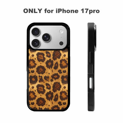 iPhone 17 Pro Case — Classic Leopard Print Warm Golden Animal, Original Design Phone Case