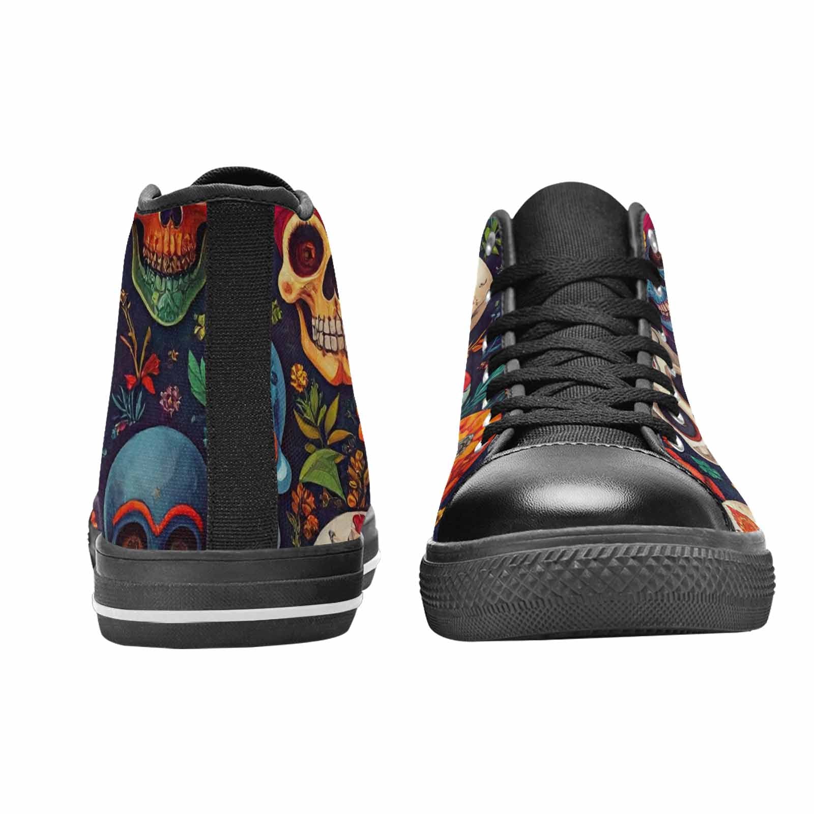 MEN'S Skull High Top Canvas Dreamcore Custom Sneakers