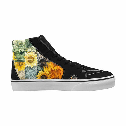 WOMEN'S Blend Melt Them High Top Canvas Aesthetic Sneakers