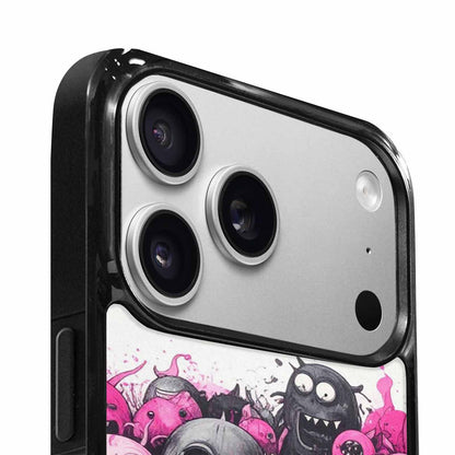 iPhone 17 Pro Max Case — Monsters (general) Black &amp; Cartoon Cute, Custom Phone Case