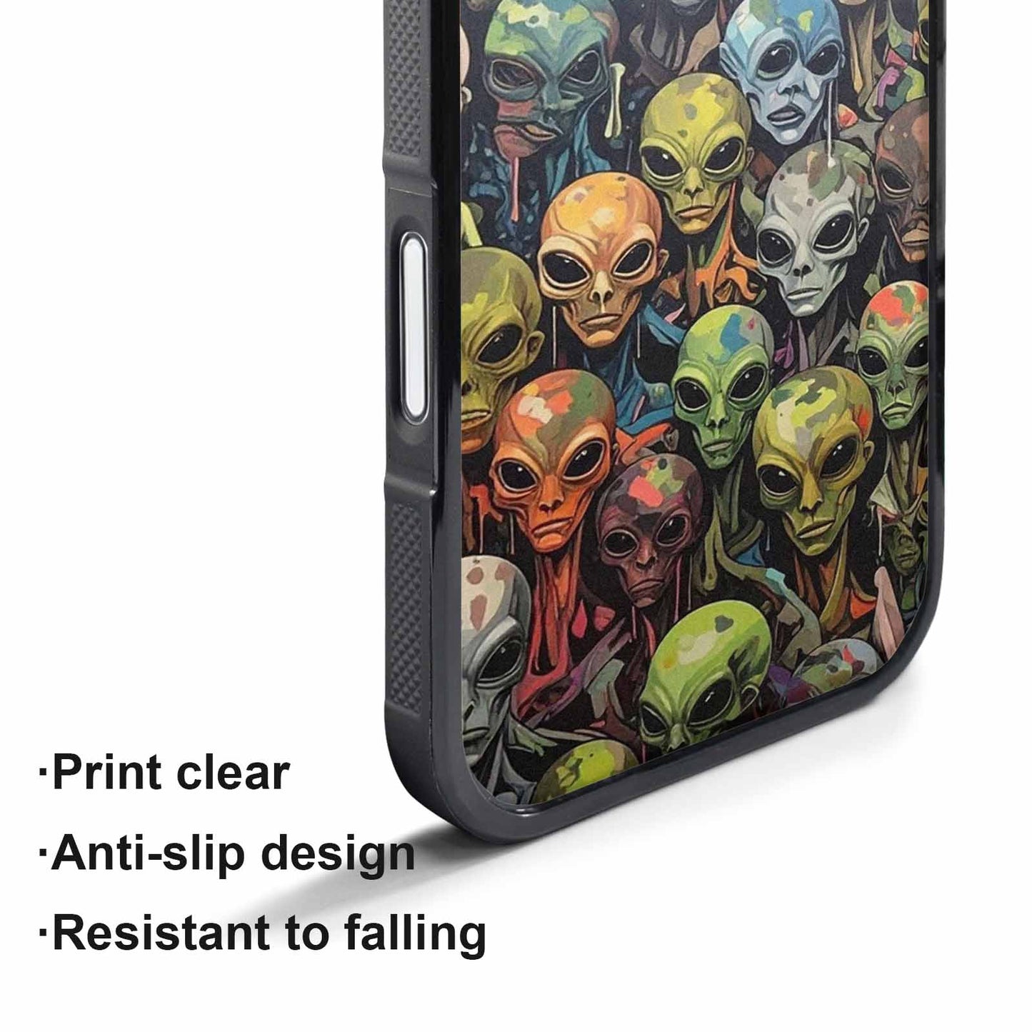 iPhone 17 Pro Max Case — Aliens Camo Aliens Alien Scifi, Custom Print Case Cover