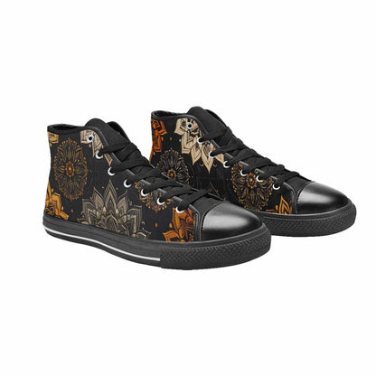 WOMEN'S Mandala High Top Canvas Aesthetic Custom Shoes