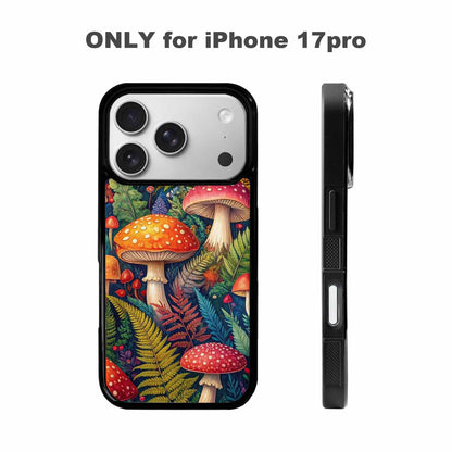 iPhone 17 Pro Case — Mushrooms Botanicalmushrooms P H7s Floral, Custom Print Case Cover