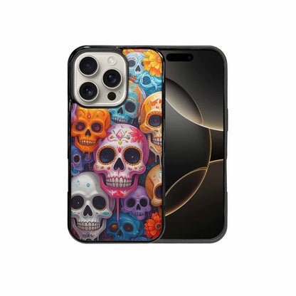 iPhone 16 Pro Case — Sugar Skullsmelting Sugar Skulls 9h5, Custom Made Phone Cover