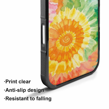 iPhone 17 Case — Small Tie Dye Swirl Tie Dye, Custom Made Phone Cover