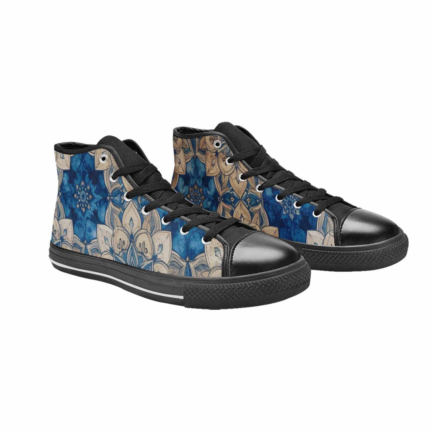 WOMEN'S Mandala High Top Canvas Surreal Shoes
