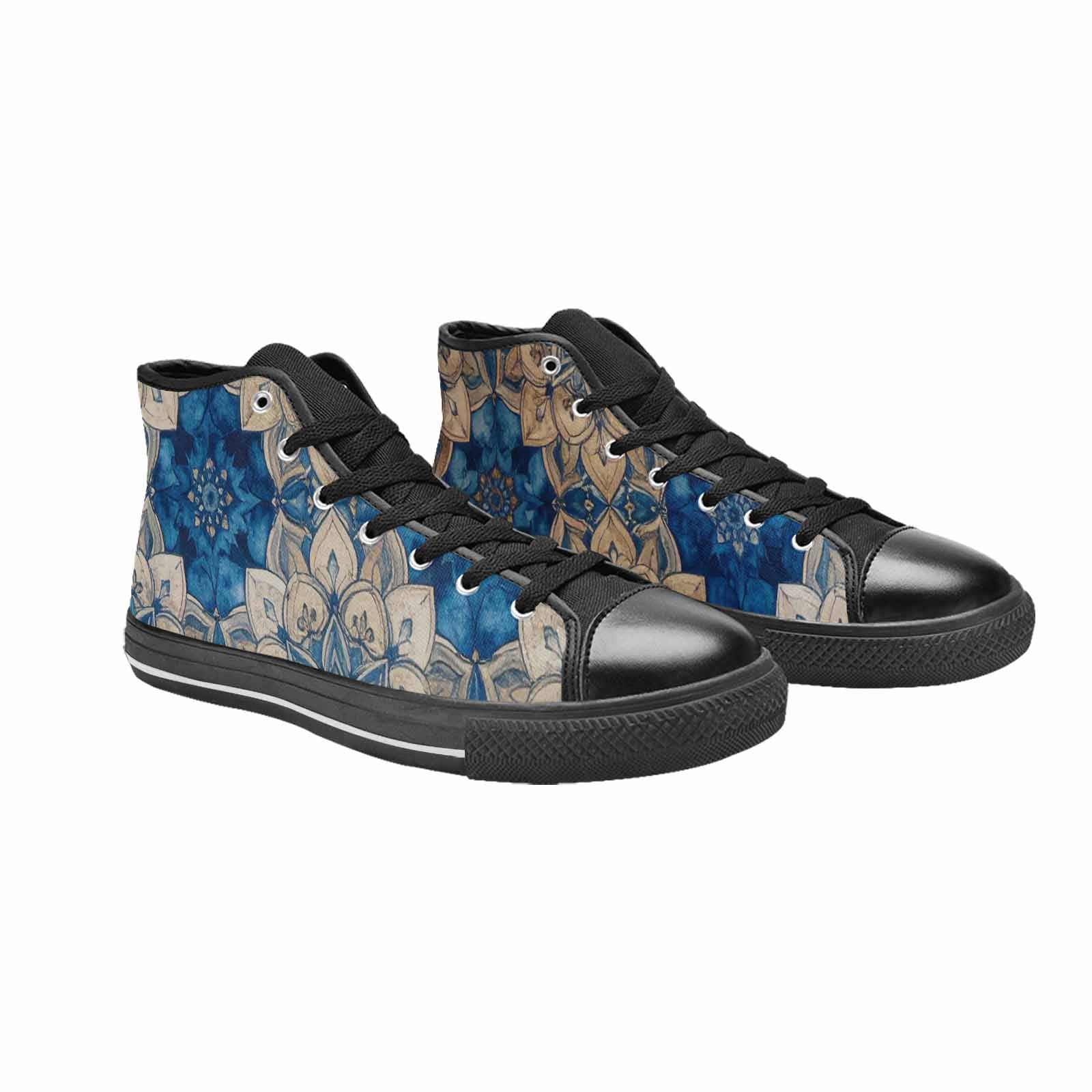 WOMEN'S Mandala High Top Canvas Surreal Shoes