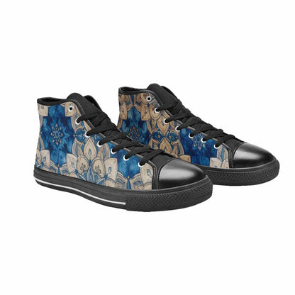 WOMEN'S Mandala High Top Canvas Surreal Shoes
