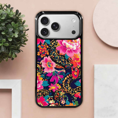 iPhone 17 Pro Max Case — Snakes Print Floral Seamless Floral, Custom Art Phone Cover