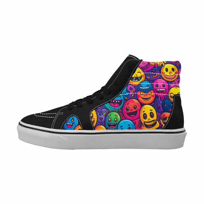 WOMEN'S Funny Looking Cartoon High Top Canvas Aesthetic Sneakers