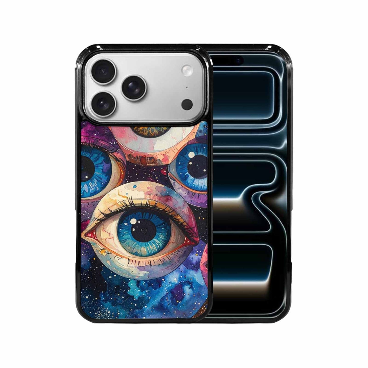 iPhone 17 Pro Max Case — Seamless Tileable Pattern Of Galaxy Space, Custom Art Phone Cover