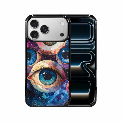 iPhone 17 Pro Max Case — Seamless Tileable Pattern Of Galaxy Space, Custom Art Phone Cover