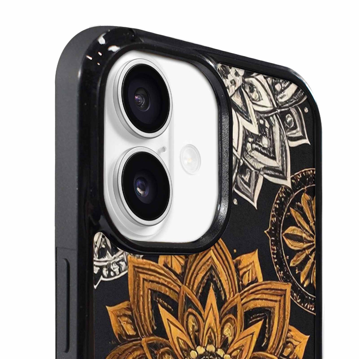 iPhone 17 Case — Small Mandala Pattern, Randomly Floral, Custom Phone Case