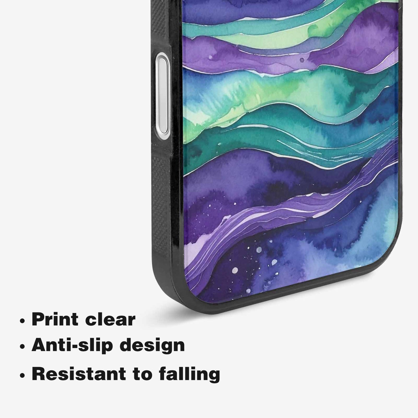 iPhone 16 Plus Case — Galaxy Aurora Nebula, Custom Print Case Cover