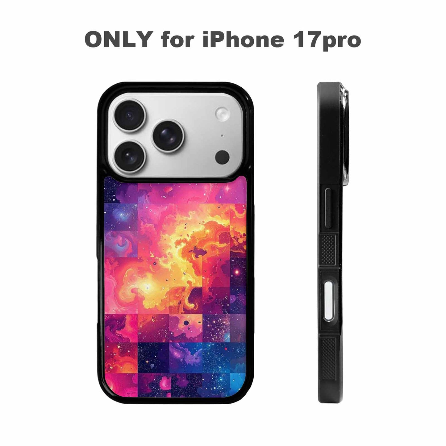 iPhone 17 Pro Case — Cosmic Creature And Object Mashup Galaxy, Custom Phone Case