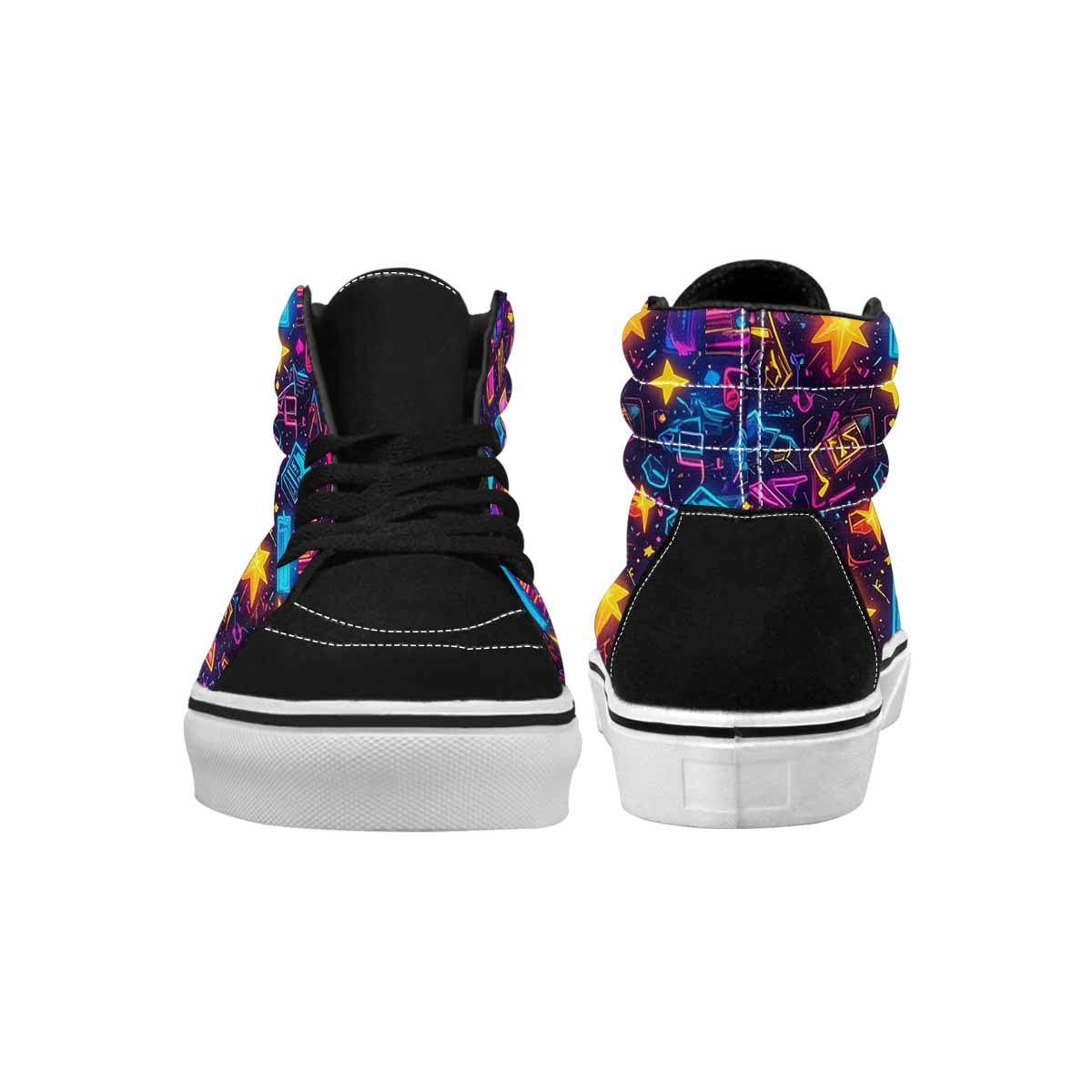 MEN'S 80s Retro Motif 80s High Top Canvas Dreamlike Shoes