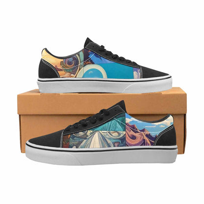 WOMEN'S Surreal Dream Fragment Lace-Up Canvas Dreamcore Custom Shoes