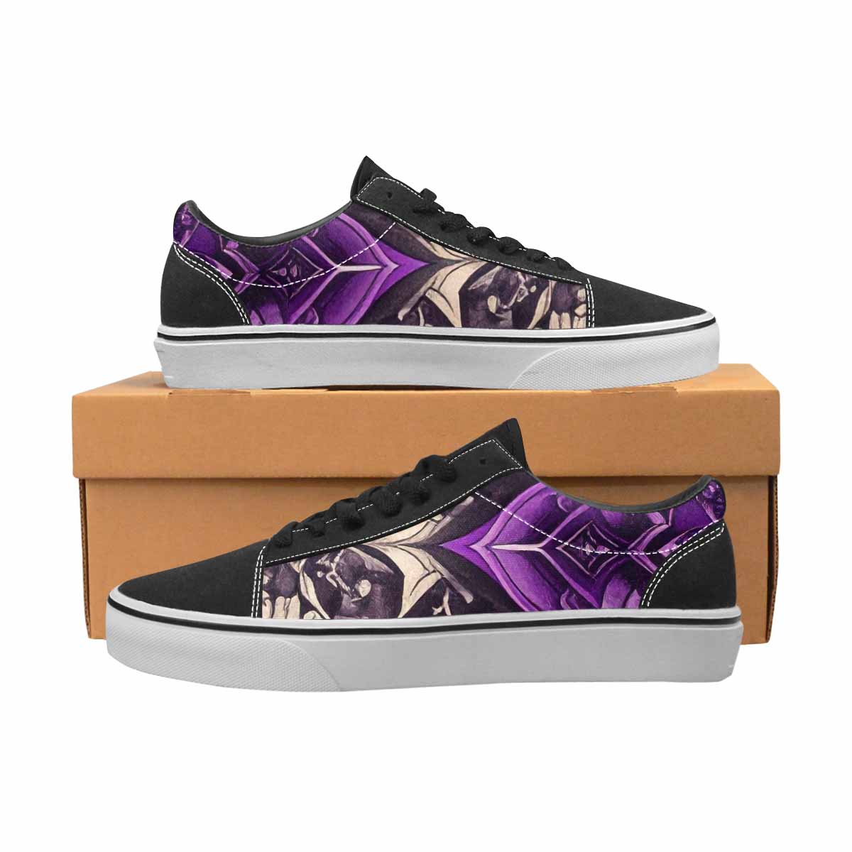 MEN'S Mandala Canvas Lace-Up Y2K Sneakers