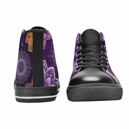 WOMEN'S Mandala High Top Canvas Dreamcore Sneakers
