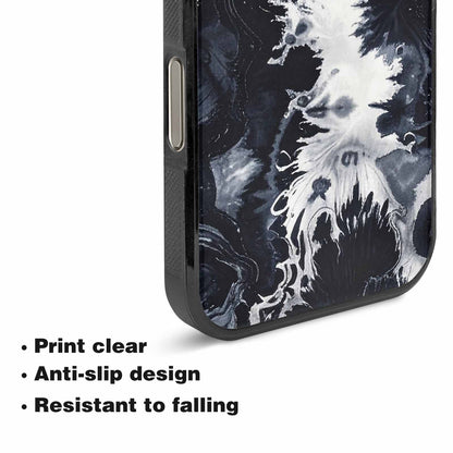 iPhone 16 Pro Max Case — Black White Animal Print, Custom Art Phone Cover