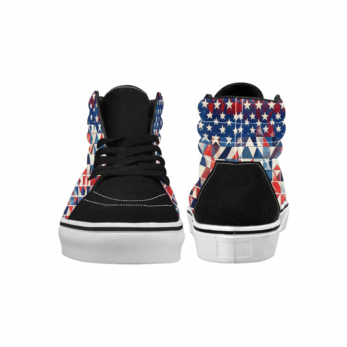 MEN'S American Flag Stars High Top Canvas Dreamcore Custom Shoes