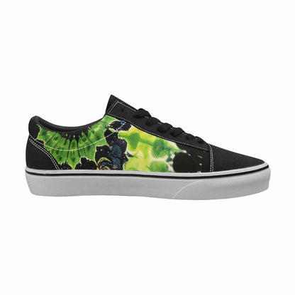 WOMEN'S Tie Lace-Up Canvas Wallpaper Art Custom Sneakers