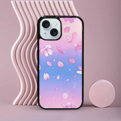 iPhone 15 Case — Anime Cherry Blossom Custom, Custom Printed Phone Case