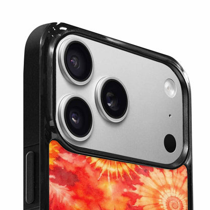 iPhone 17 Pro Max Case — Tie Dye Red Orange Tie Dye, Custom Printed Phone Case