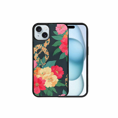 iPhone 15 Plus Case — Floral Snake Print, Custom Printed Phone Case