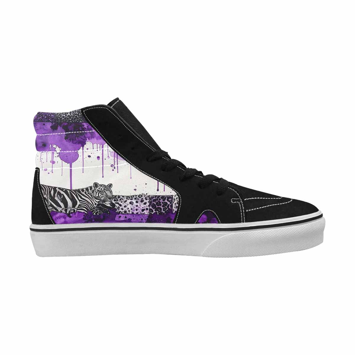 MEN'S Animal Print High Top Canvas Vivid Sneakers
