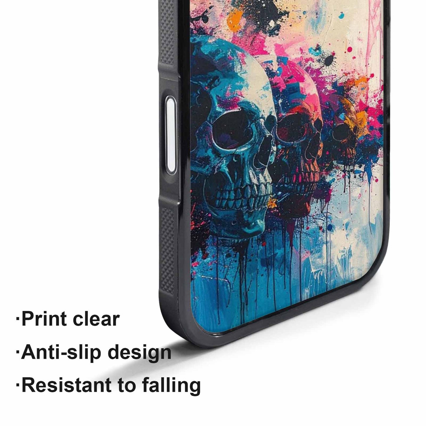 iPhone 17 Pro Case — Skull Dark Art Gothic Print Gothic, Original Design Phone Case