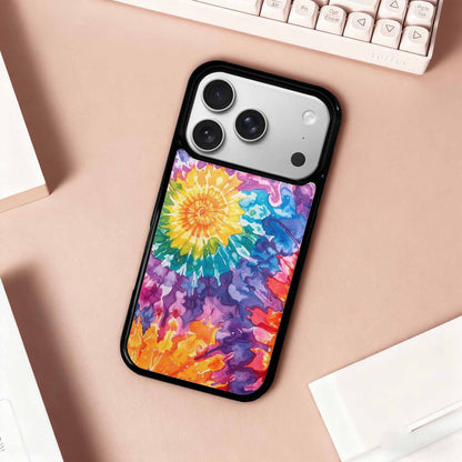 iPhone 17 Pro Case — Tie Dye Swirls Tie Dye Tie, Unique Phone Case Design
