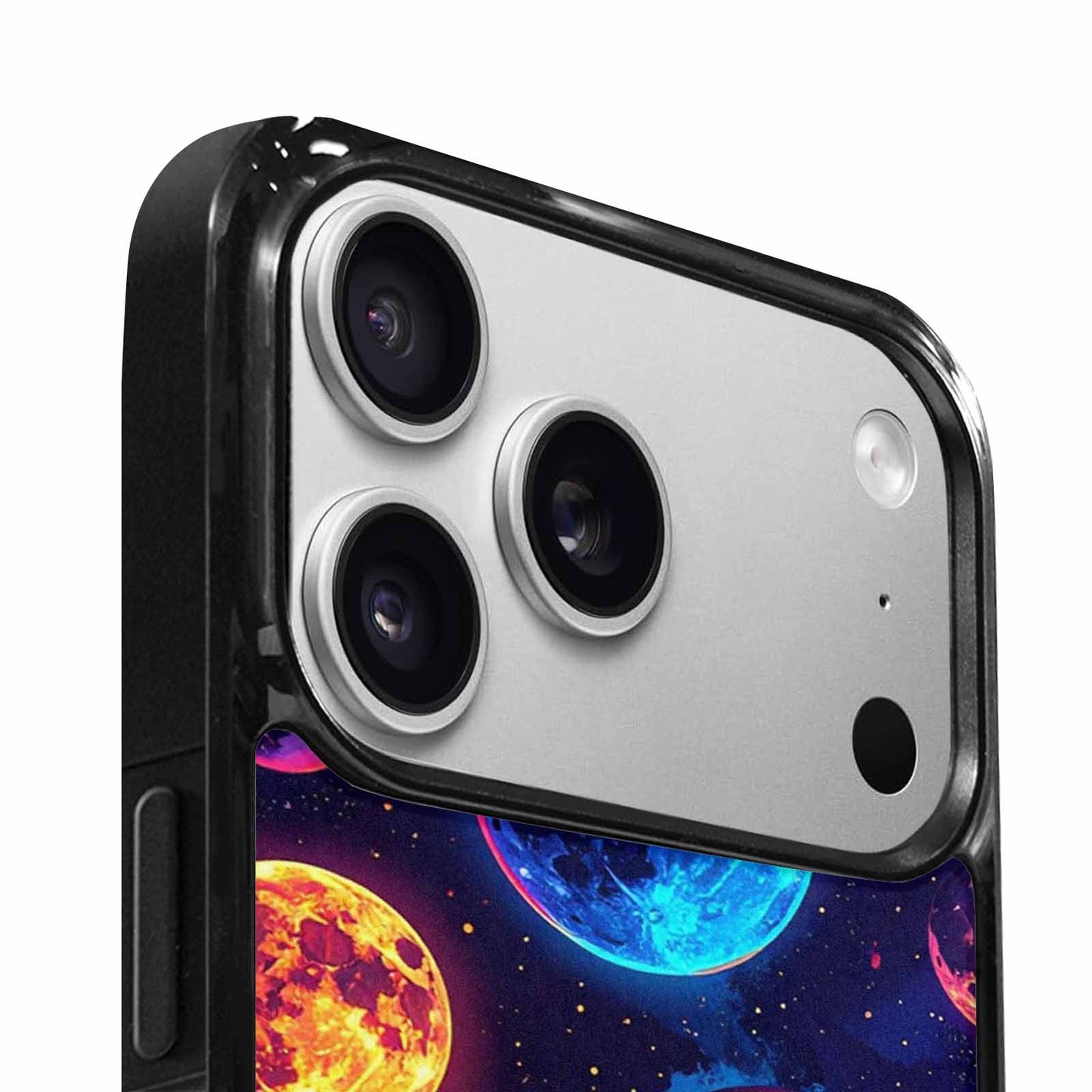 iPhone 17 Pro Max Case — Neon Winter Moon Cartoon Cute, Custom Designed Case Cover
